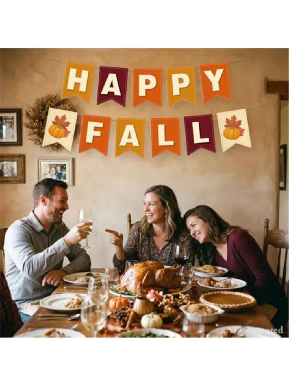 Happy Fall Banner Fall Decorations for Home Indoor Outdoor